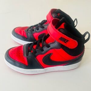 Nike Kids Black and Red Sneakers